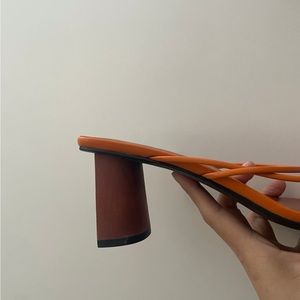 J.ing NWT orange heeled Sandals